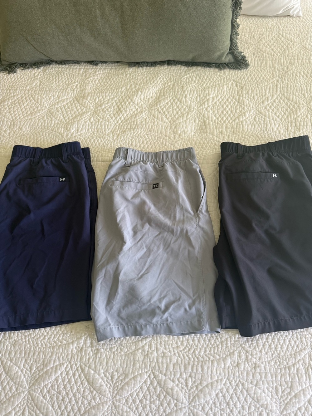 Under Armour Men's Athletic Shorts Set - Navy, Gray, Black